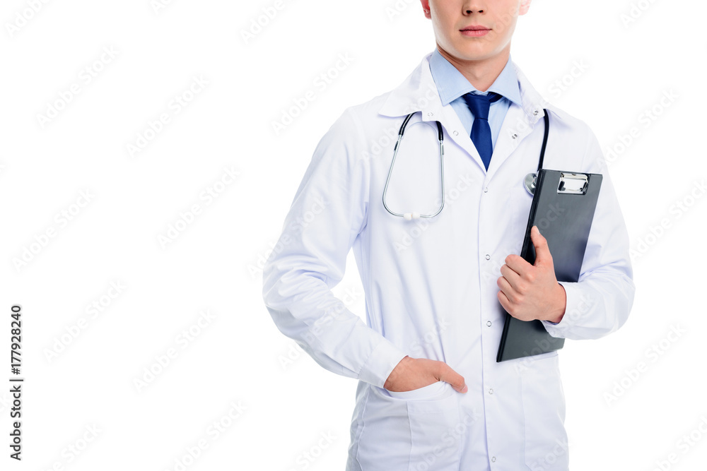 doctor with stethoscope and diagnosis doctor with stethoscope and diagnosis