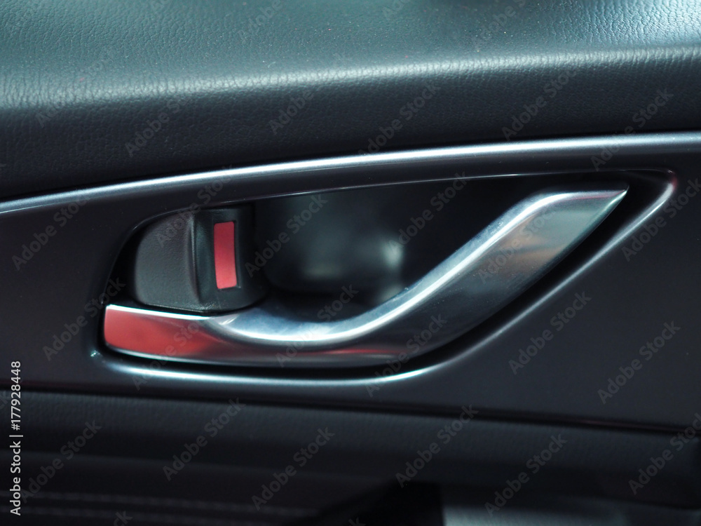 Car lock for door inside Car lock for door inside