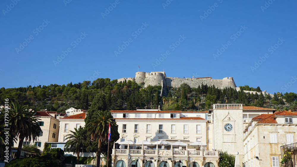 traditional houses on the island of hvar