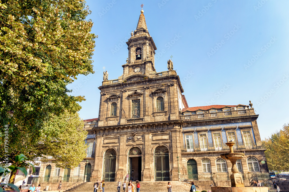Holy Trinity church in Porto, Portugal