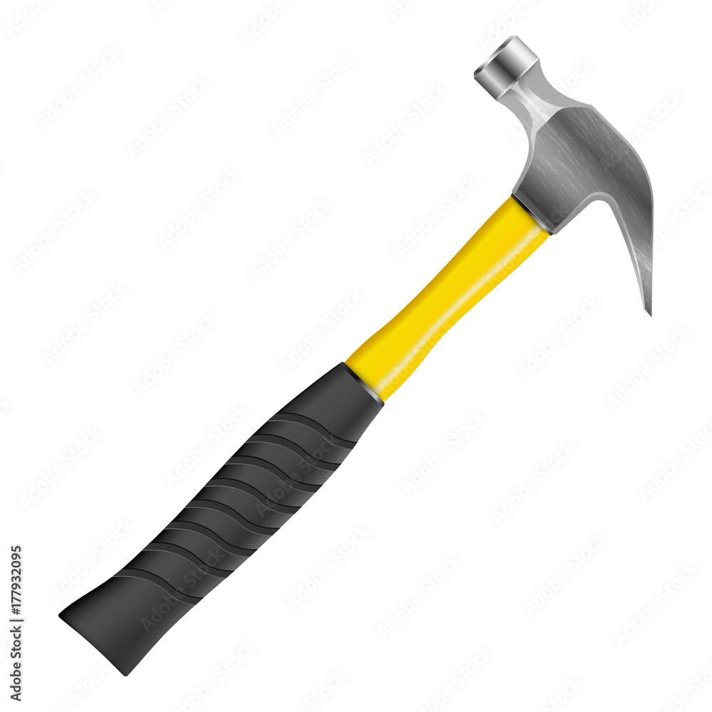 Hammer icon on the white background. Vector, eps 10 Hammer icon on the white background. Vector, eps 10