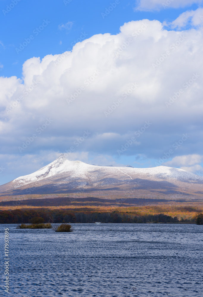 北海道　新雪の北海道駒ヶ岳