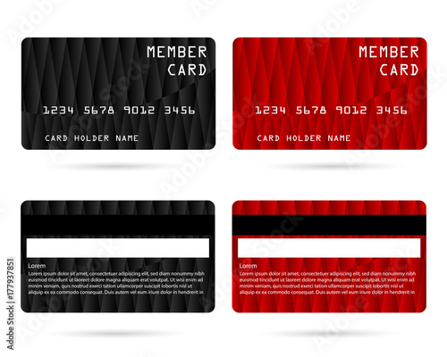member card, business VIP card, design for privilege member,vector