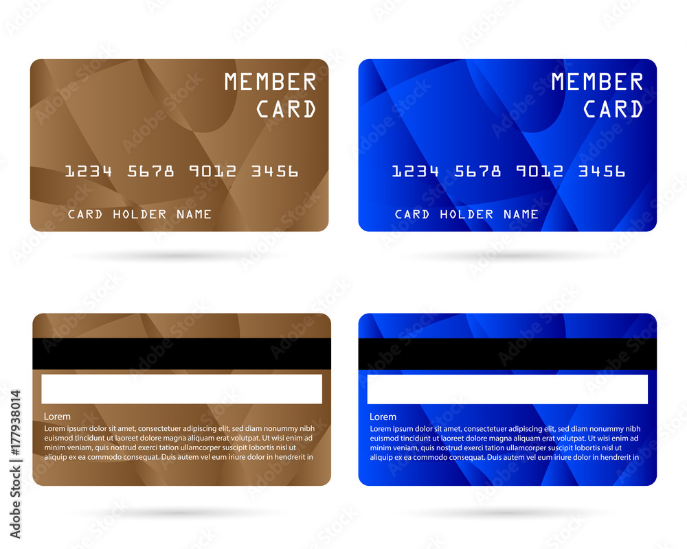 member card, business VIP card, design for privilege member,vector member card, business VIP card, design for privilege member,vector