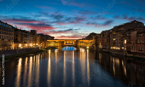 Sunrise at the Ponte Vecchio