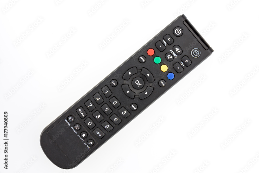 Remote control isolated on white background. Remote control isolated on white background.