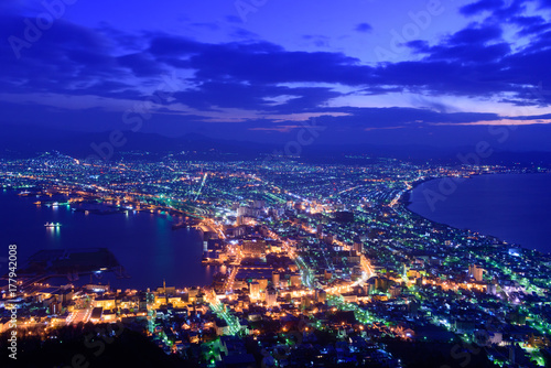 北海道　函館表夜景　函館山からの風景 © Scirocco340