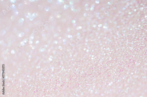 light pink background with sparkles
