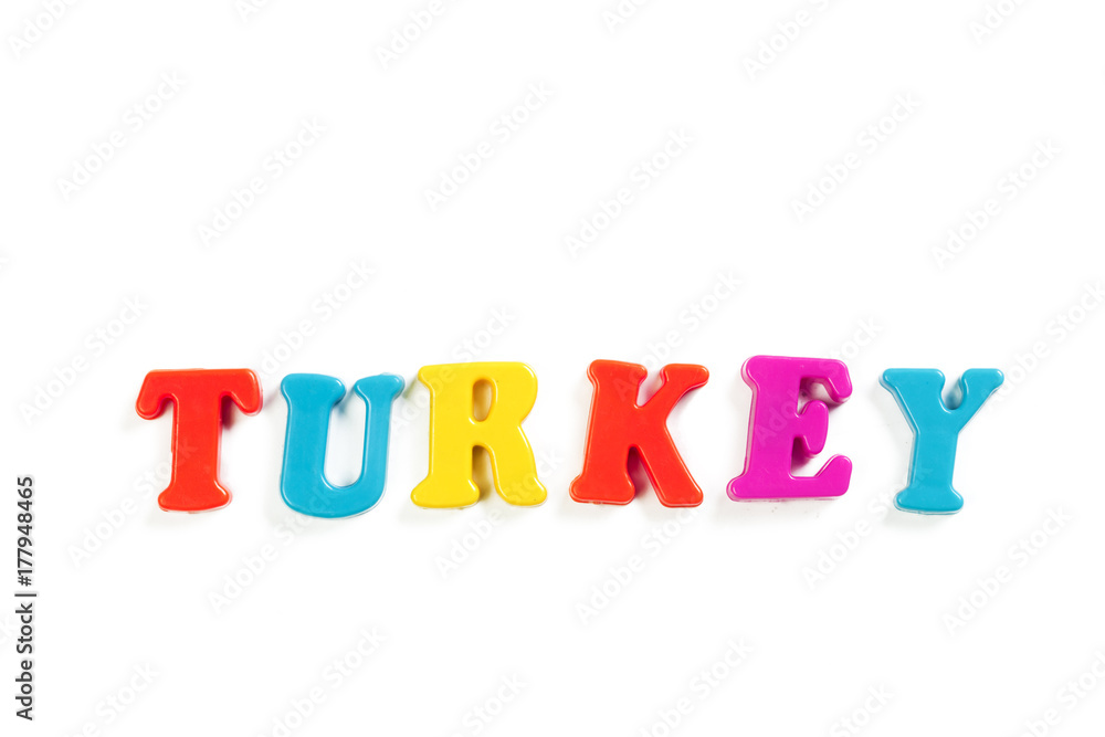 colorful toy alphabet letters