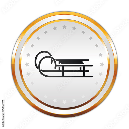 Luxus Button weiß - Schlitten