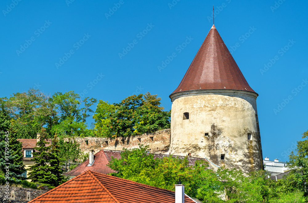 Pulverturm, an ancient tower in Krems an der Donau, Austria Pulverturm, an ancient tower in Krems an der Donau, Austria