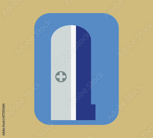 Pencil Sharpener Vector Illustration