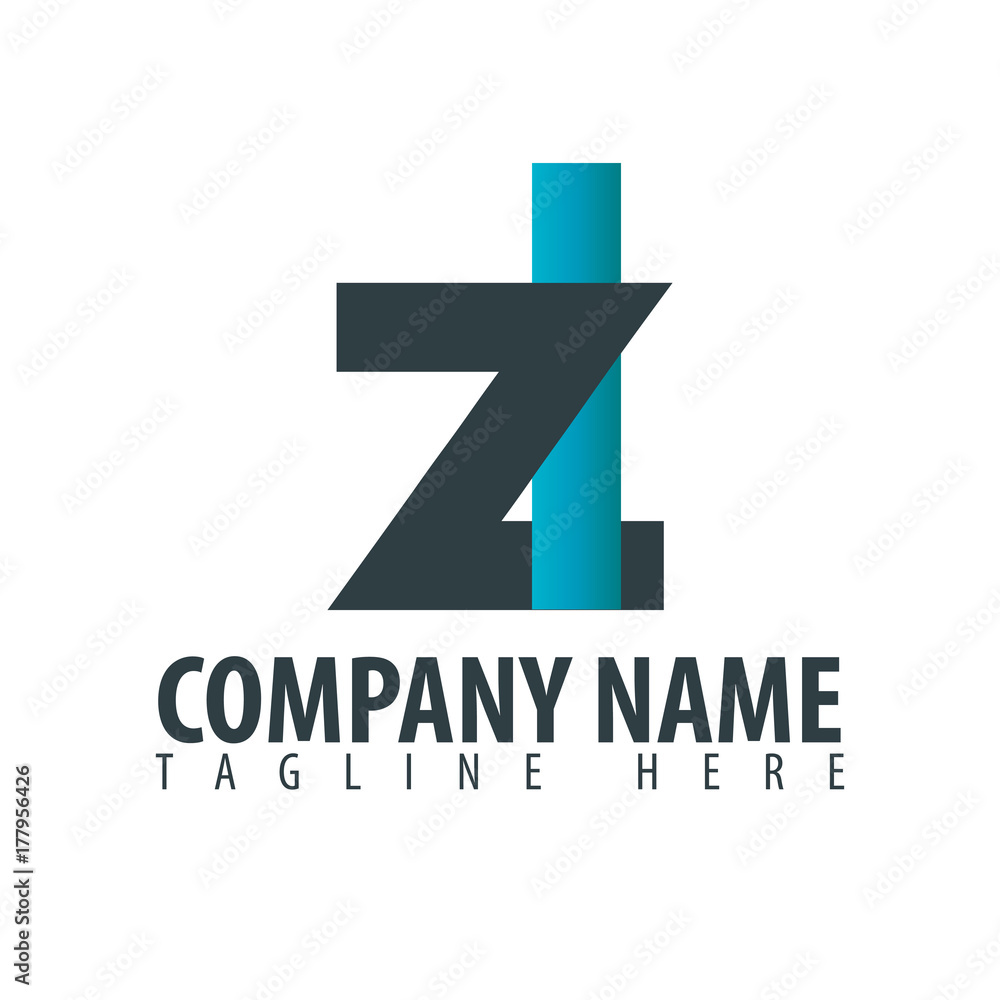 Initial Letter ZL Design Logo Initial Letter ZL Design Logo
