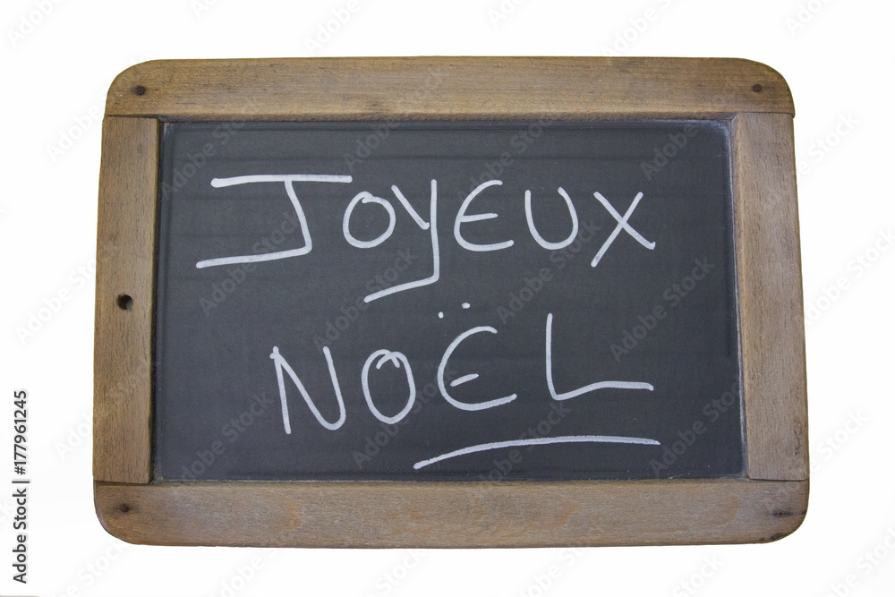 Fototapeta premium ardoise joyeux noël