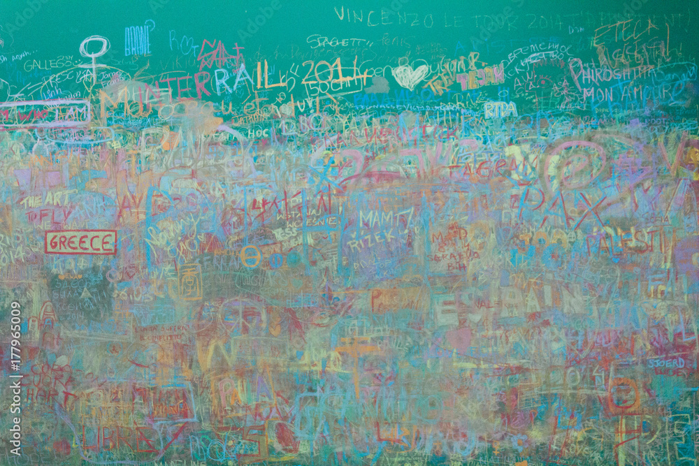 Guest book on the wall Guest book on the wall