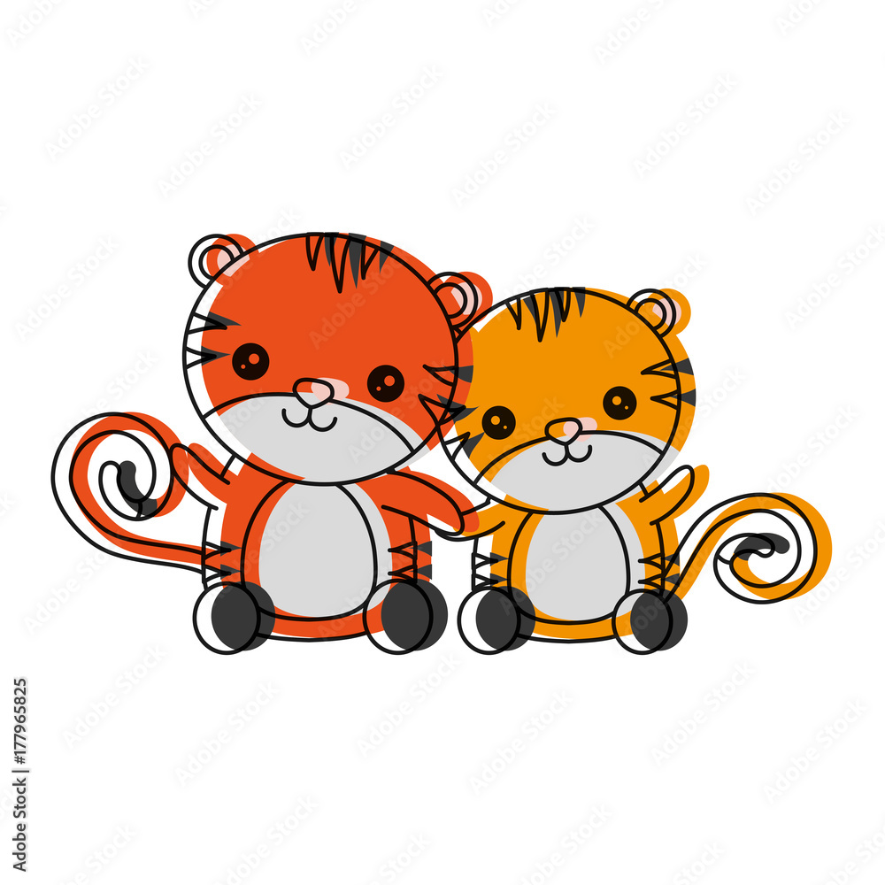 Fototapeta premium cute animals design