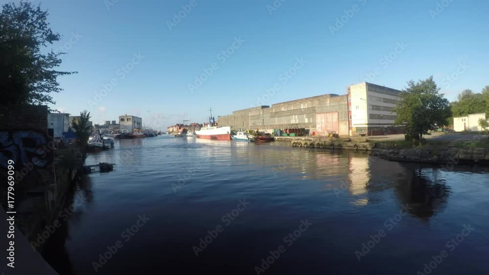 Hafen von Ustka, Stolpmünde, Polen Hafen von Ustka, Stolpmünde, Polen