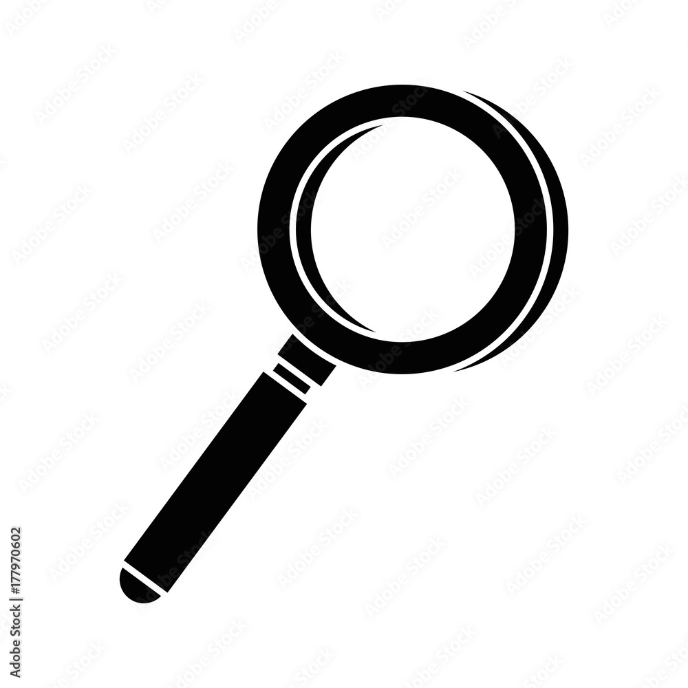 magnifying glass isolated icon magnifying glass isolated icon