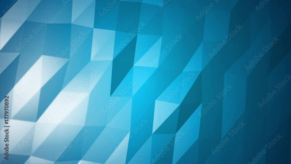 Abstract cg polygonal Blue surface. Geometric poly triangles motion background. Abstract cg polygonal Blue surface. Geometric poly triangles motion background.