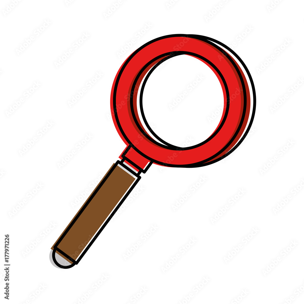 magnifying glass isolated icon magnifying glass isolated icon