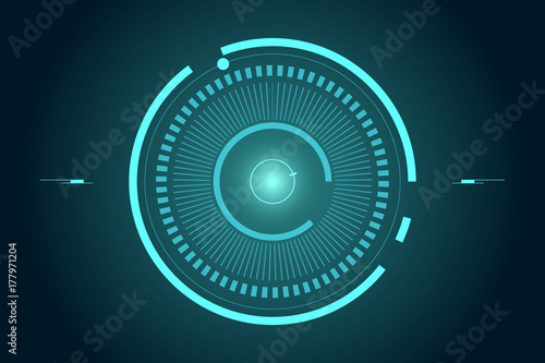 Abstract  technology  background.  Data transfer. Vector illustration. Energy transfer. Trendy geometric elements. Design.