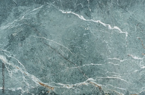 line on surface of old green marble stone for background
