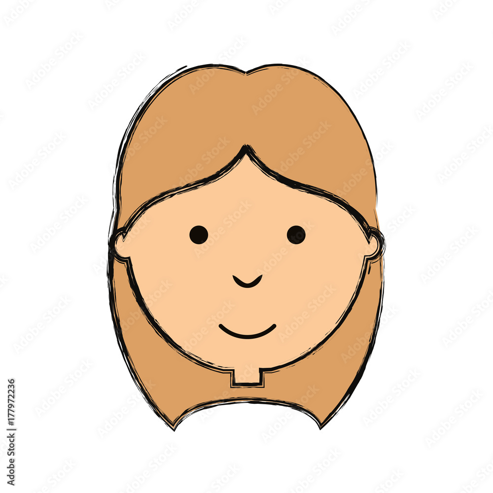 woman face  vector illustration