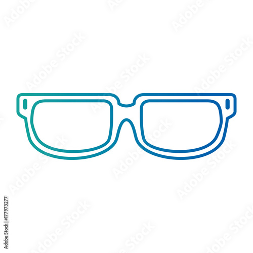 eye glasses isolated icon