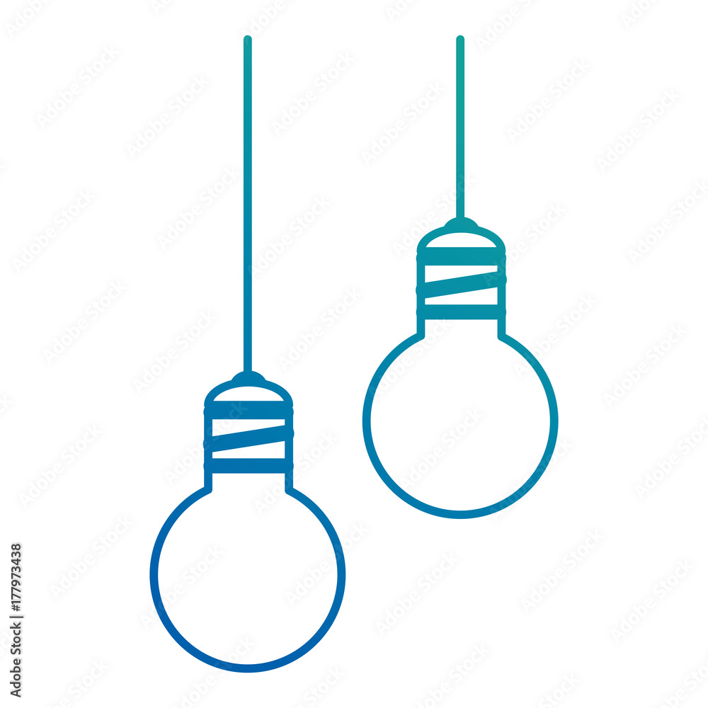 bulbs light hanging icon bulbs light hanging icon