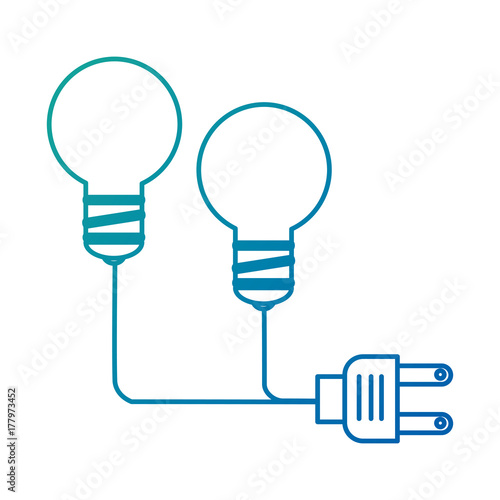 bulb light with connector