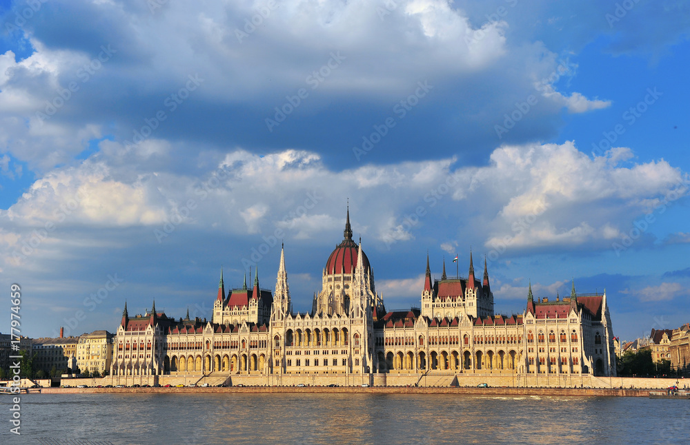 Parliament building of Budapest city, Hungary