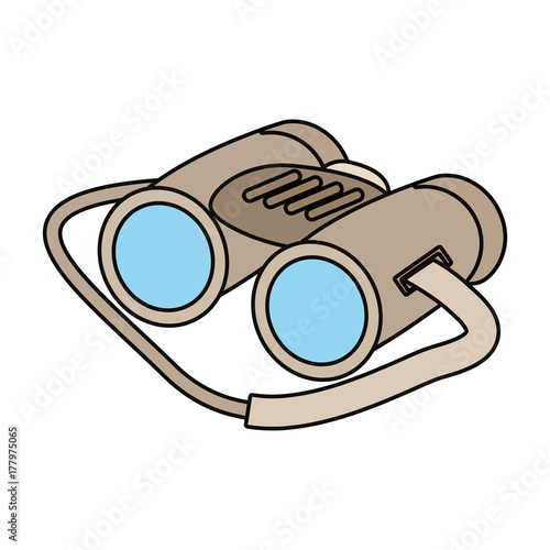 binocular vector illustration