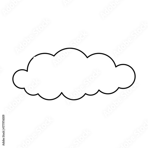 cloud sky silhouette icon