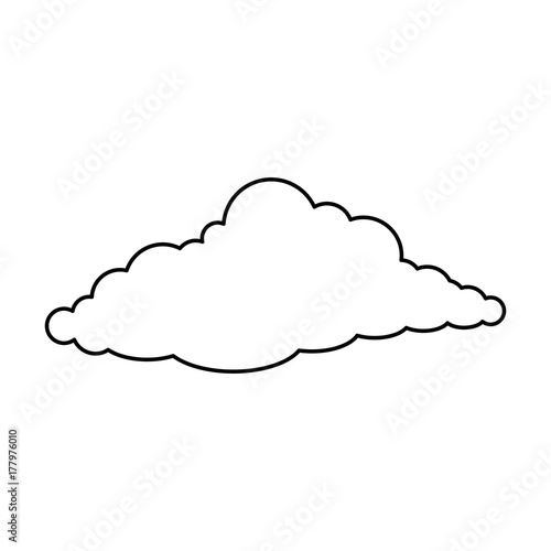 cloud sky silhouette icon