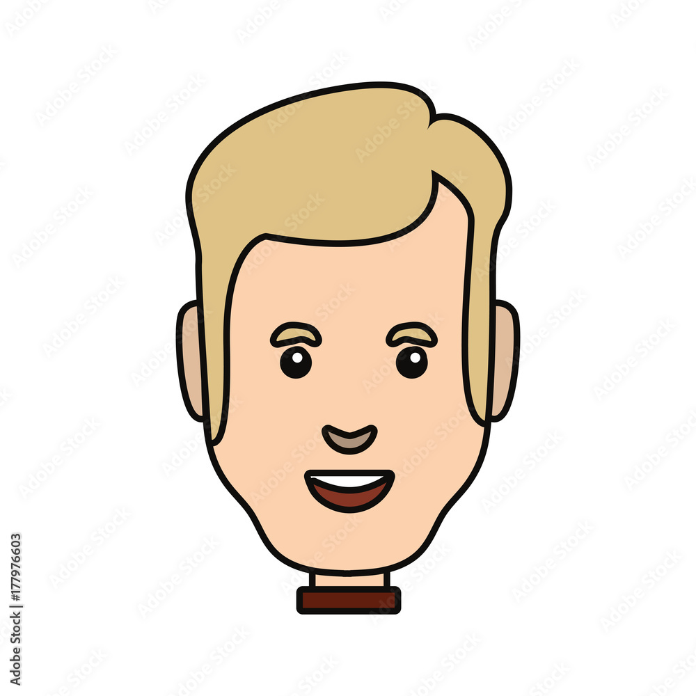 man face  vector illustration