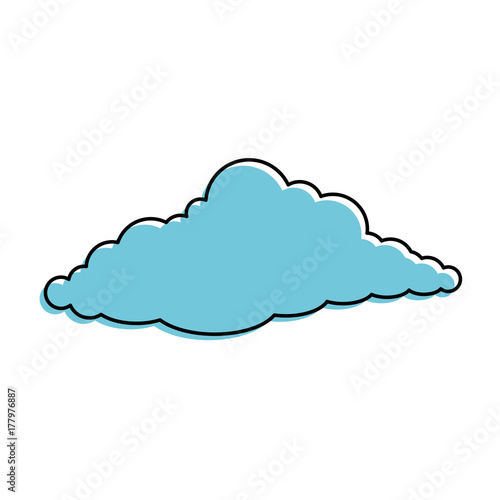 cloud sky silhouette icon
