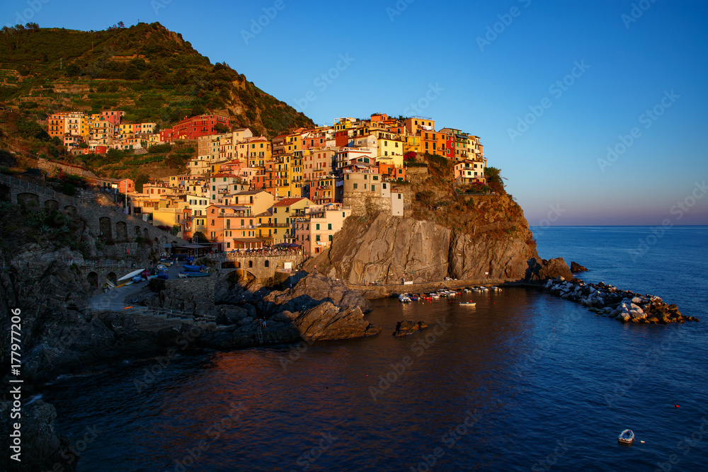Manarola is a small town,In the province of La Spezia, Liguria, northern Italy.