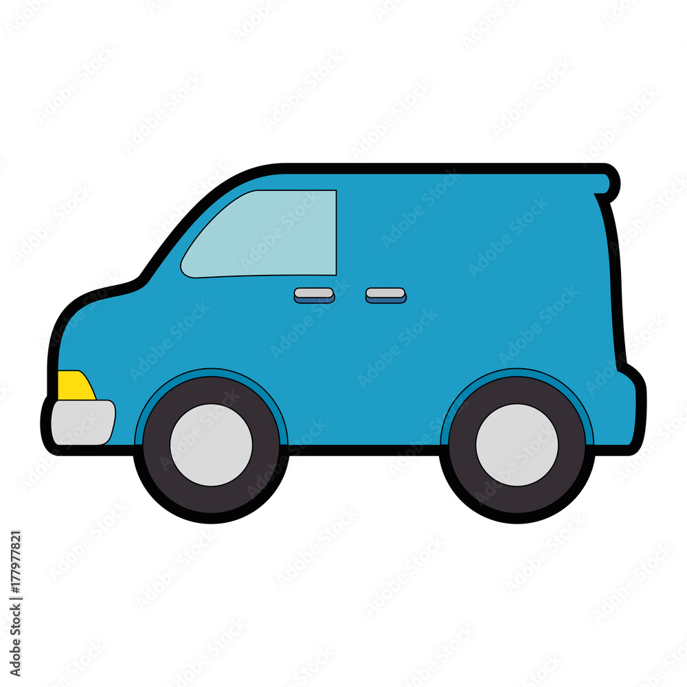 car vehicle van icon