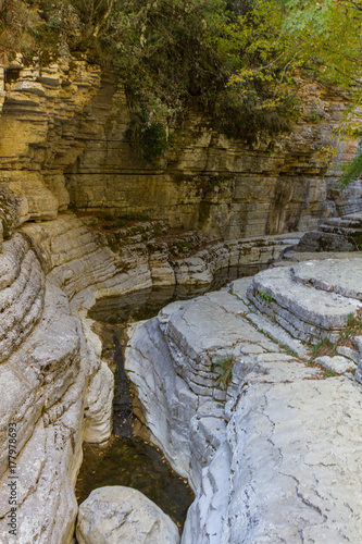 Papingo Rock Pool formations near Papingo village in Epirus  Greece