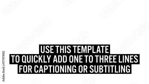 Quick Animate Up Captions