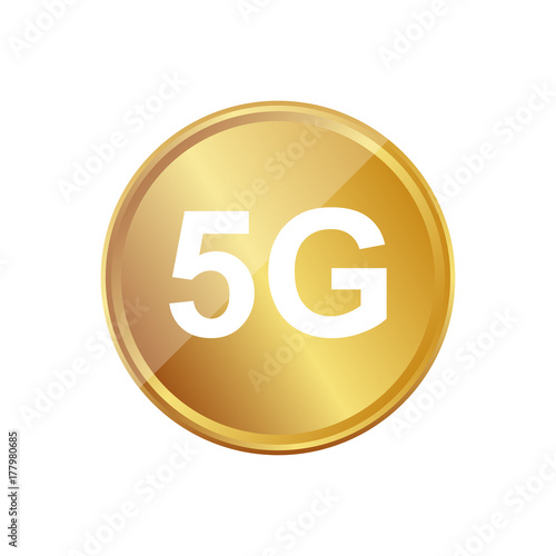Gold Münze - 5G Breitband