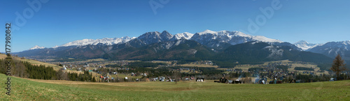 Obraz na płótnie Zakopane w salonie
