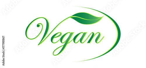 Vegan logo design