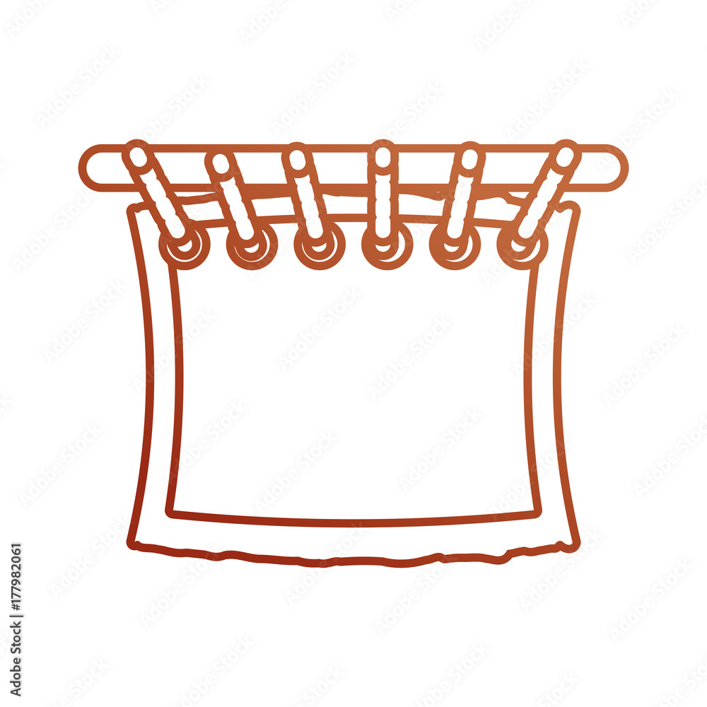 flat line curtain over white bacgorumd vector illustration flat line curtain over white bacgorumd vector illustration