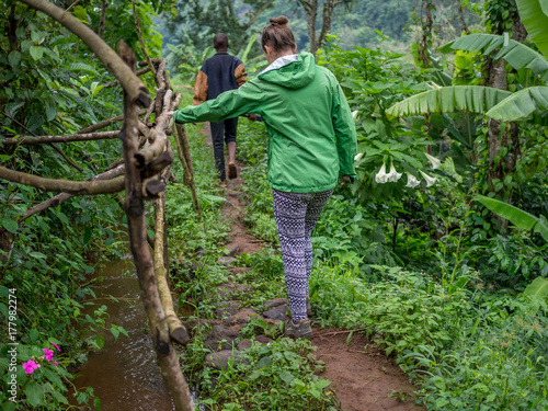 Hiking to Materuni Waterfall