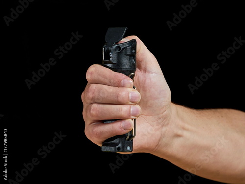 self defense - aiming pepper spray