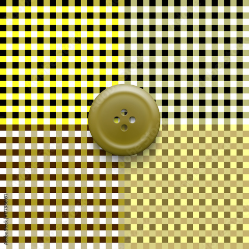 Set of checkered background with button