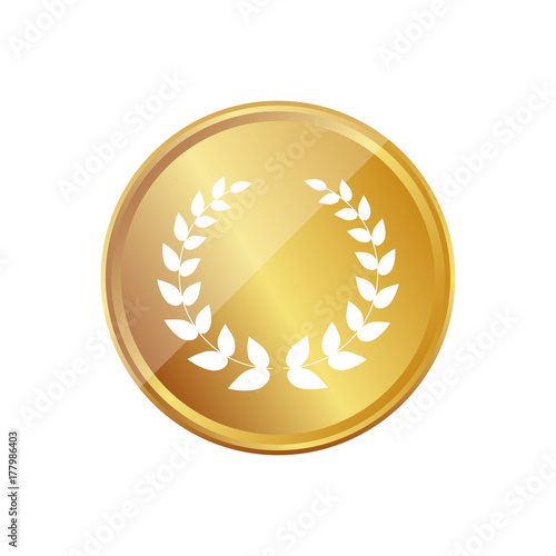 Gold Münze - Auszeichnung