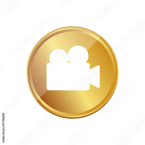 Gold Münze - Digitalkamera