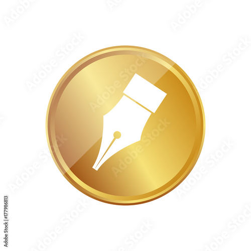 Gold Münze - Füller